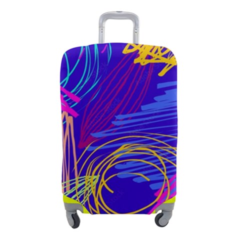 Seamless Vintage Pattern Retro 80s Or 90s Style Abstract Luggage Cover (Small) from ArtsNow.com