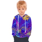 Seamless Vintage Pattern Retro 80s Or 90s Style Abstract Kids  Overhead Hoodie