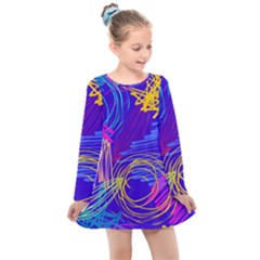 Kids  Long Sleeve Dress 