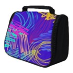 Seamless Vintage Pattern Retro 80s Or 90s Style Abstract Full Print Travel Pouch (Small)