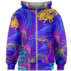 Kids  Zipper Hoodie Without Drawstring 