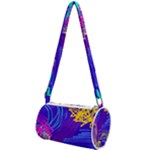 Seamless Vintage Pattern Retro 80s Or 90s Style Abstract Mini Cylinder Bag