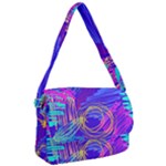 Seamless Vintage Pattern Retro 80s Or 90s Style Abstract Courier Bag