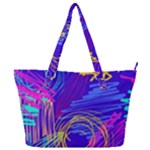 Seamless Vintage Pattern Retro 80s Or 90s Style Abstract Full Print Shoulder Bag