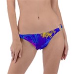 Seamless Vintage Pattern Retro 80s Or 90s Style Abstract Ring Detail Bikini Bottoms