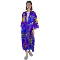 Maxi Satin Kimono 