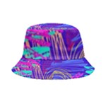 Seamless Vintage Pattern Retro 80s Or 90s Style Abstract Inside Out Bucket Hat