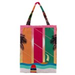 Digital Graphic Clip Art Beach Classic Tote Bag