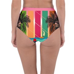 Reversible High-Waist Bikini Bottoms 