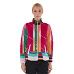 Digital Graphic Clip Art Beach Women s Bomber Jacket