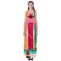 Empire Waist Maxi Dress 