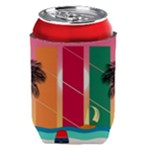 Digital Graphic Clip Art Beach Can Holder