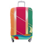 Digital Graphic Clip Art Beach Luggage Cover (Medium)