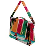 Digital Graphic Clip Art Beach Box Up Messenger Bag