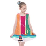 Digital Graphic Clip Art Beach Kids  Summer Dress