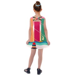 Kids  Cross Back Dress 