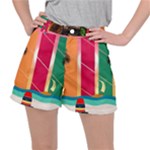 Digital Graphic Clip Art Beach Women s Ripstop Shorts