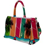 Digital Graphic Clip Art Beach Duffel Travel Bag