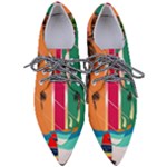 Digital Graphic Clip Art Beach Pointed Oxford Shoes