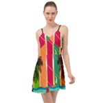 Digital Graphic Clip Art Beach Summer Time Chiffon Dress