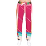 Digital Graphic Clip Art Beach Women Velvet Drawstring Pants