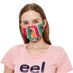 Digital Graphic Clip Art Beach Crease Cloth Face Mask (Adult)