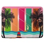 Digital Graphic Clip Art Beach 17  Vertical Laptop Sleeve Case With Pocket