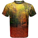 Forest Woods Autumn Nature Men s Cotton T-Shirt