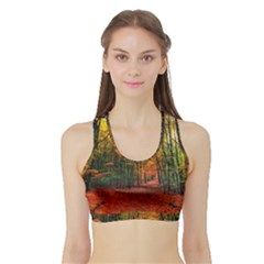 Sports Bra with Border 