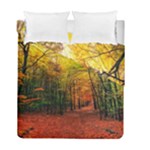 Forest Woods Autumn Nature Duvet Cover Double Side (Full/ Double Size)