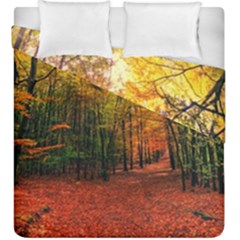 Forest Woods Autumn Nature Duvet Cover Double Side (King Size) from ArtsNow.com