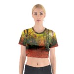 Forest Woods Autumn Nature Cotton Crop Top