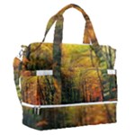 Forest Woods Autumn Nature Sports Shoulder Bag with Shoes Compartment