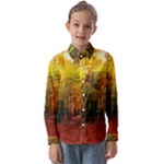 Forest Woods Autumn Nature Kids  Long Sleeve Shirt