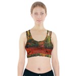 Forest Woods Autumn Nature Sports Bra With Pocket