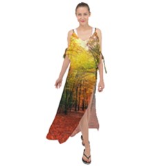 Maxi Chiffon Cover Up Dress 