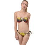 Forest Woods Autumn Nature Twist Bandeau Bikini Set