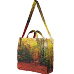 Forest Woods Autumn Nature Square Shoulder Tote Bag