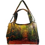 Forest Woods Autumn Nature Double Compartment Shoulder Bag