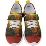 Forest Woods Autumn Nature Women s Velcro Strap Shoes