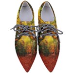 Forest Woods Autumn Nature Pointed Oxford Shoes