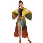 Forest Woods Autumn Nature Maxi Kimono