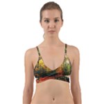 Forest Woods Autumn Nature Wrap Around Bikini Top