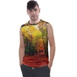 Forest Woods Autumn Nature Men s Regular Tank Top