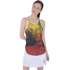 Racer Back Mesh Tank Top 