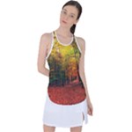 Forest Woods Autumn Nature Racer Back Mesh Tank Top