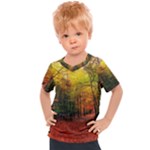 Forest Woods Autumn Nature Kids  Sports T-Shirt