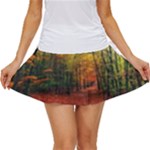 Forest Woods Autumn Nature Women s Skort