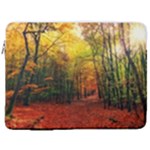 Forest Woods Autumn Nature 17  Vertical Laptop Sleeve Case With Pocket