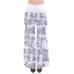 Blackboard Algorithms Black and White Pattern So Vintage Palazzo Pants